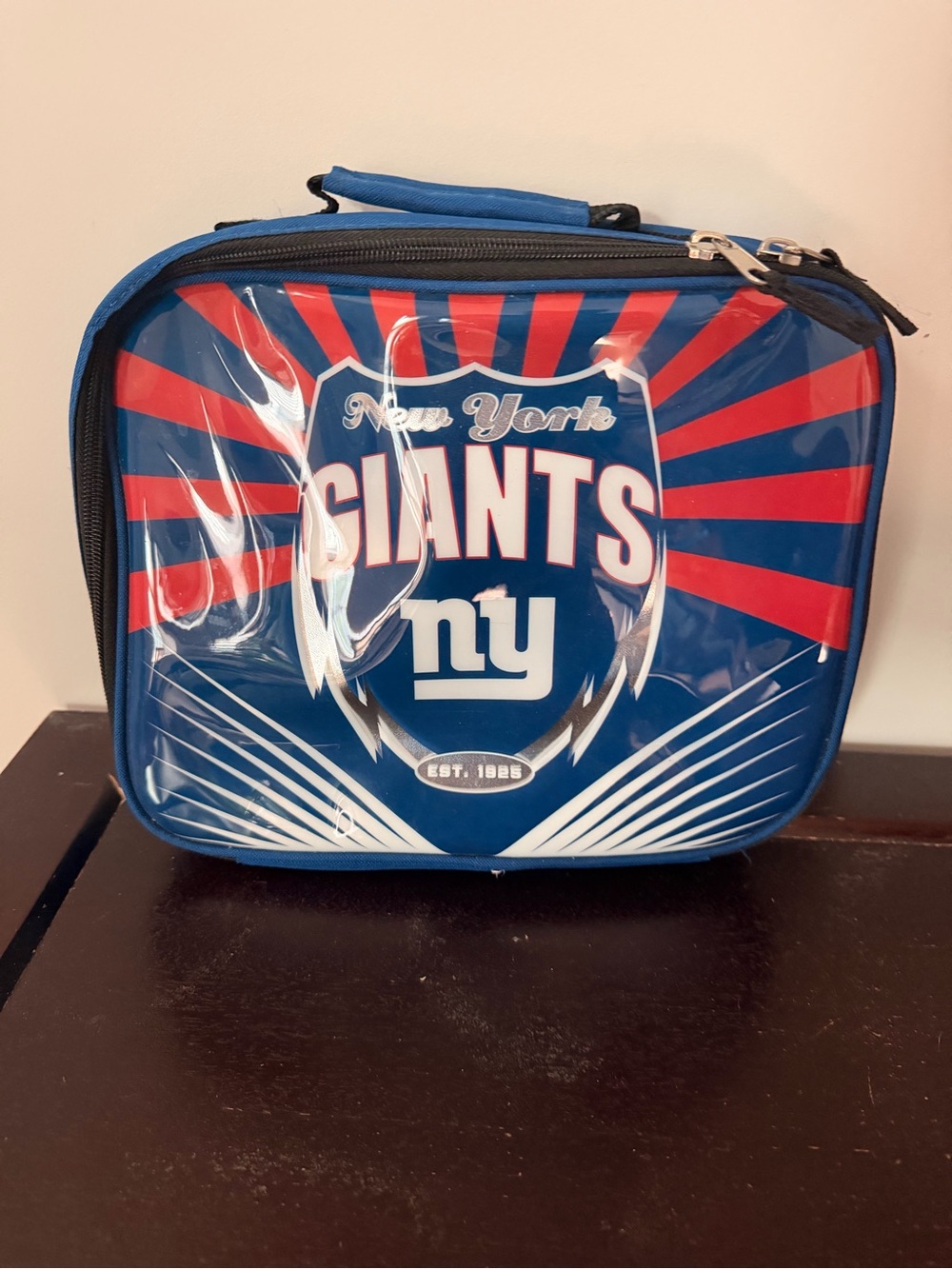 NFL New York Giants Blue Red Lunch Bag